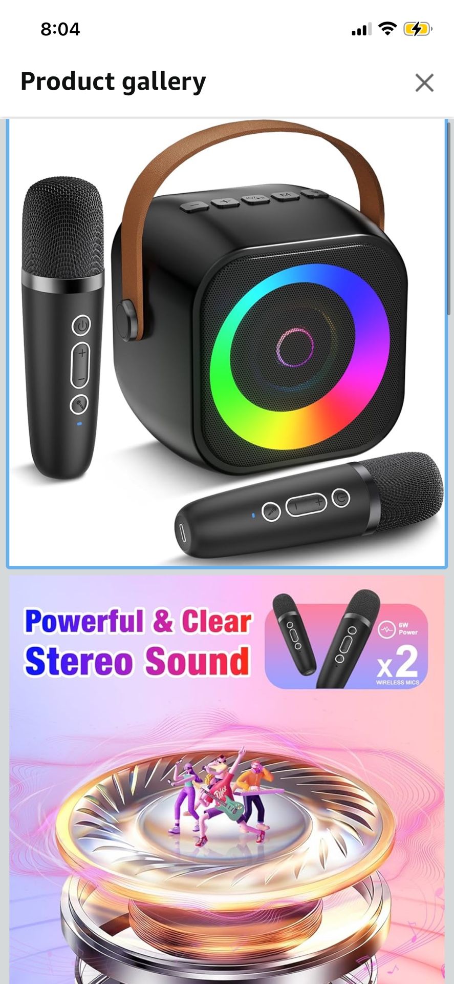 Mini Karaoke Machine New