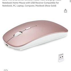 Ultra-Thin 2.4G Office Wireless Mouse Mute Charging Mouse