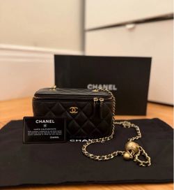 Chanel Quilted Lambskin Vanity Case Bag