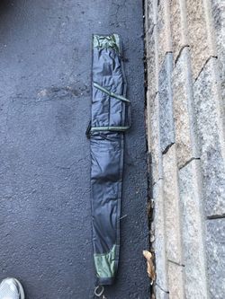 Vintage weather shield rifle case Black and green