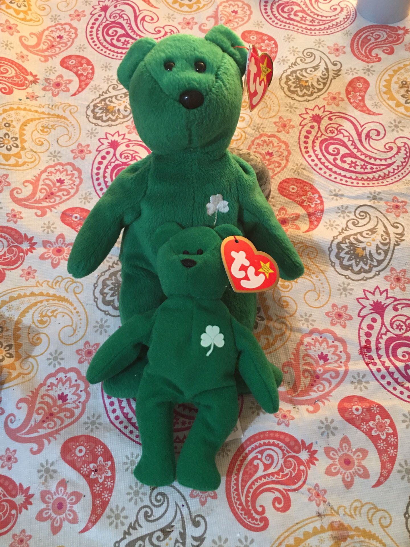 Erin Beanie Baby And Little Erin