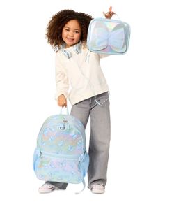 Kids' Character and Pattern Backpack and Lunchbox Sets