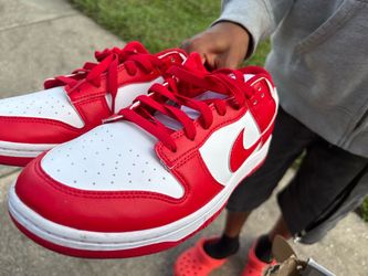 nike dunks red 10.5