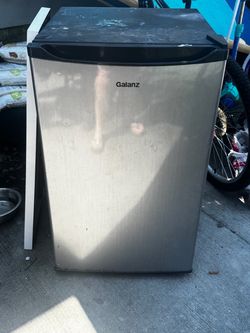 Galanz Mini Fridge Stainless Steel