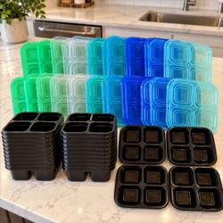 24 piece reusable Snack Food Containers Bento