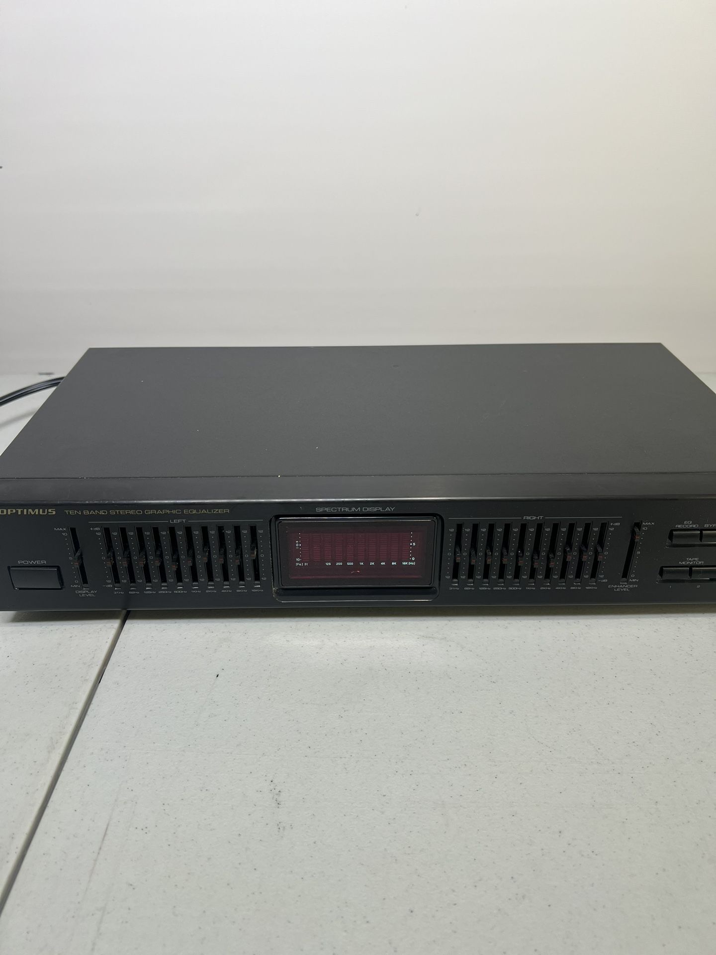 OPTMUS EQUALIZER, MODEL31-2030 Vintage Tested Works Great. Used in good cosmetic condition.