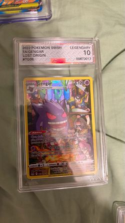 Two Gengar Full Art Pokemon Card AGS 10