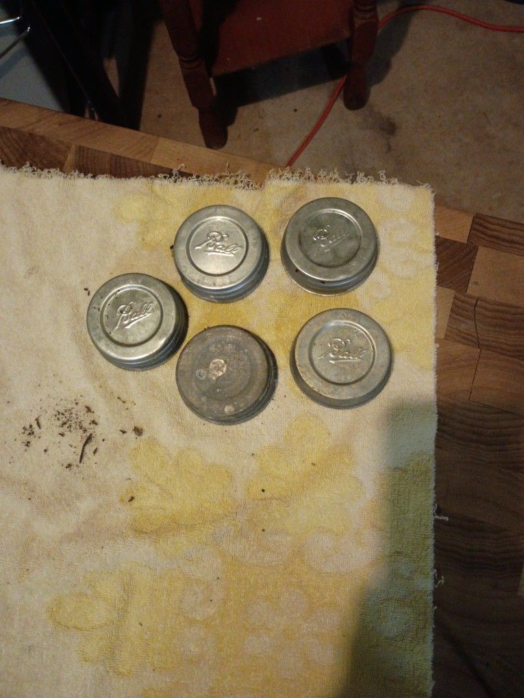 Old Mason Jar Lids