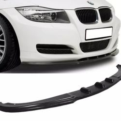 Fits 09-11 BMW 3 Series E90 LCI MX Style Front Bumper Lip Unpainted PU