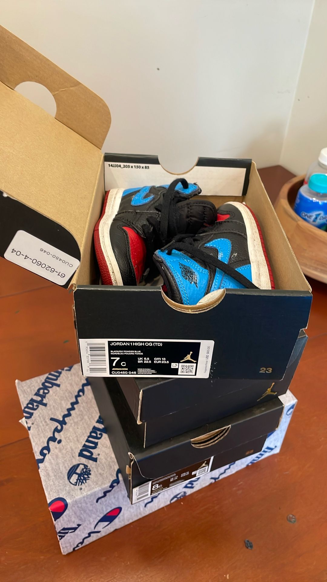 Kids Jordan 1 High OG 7c