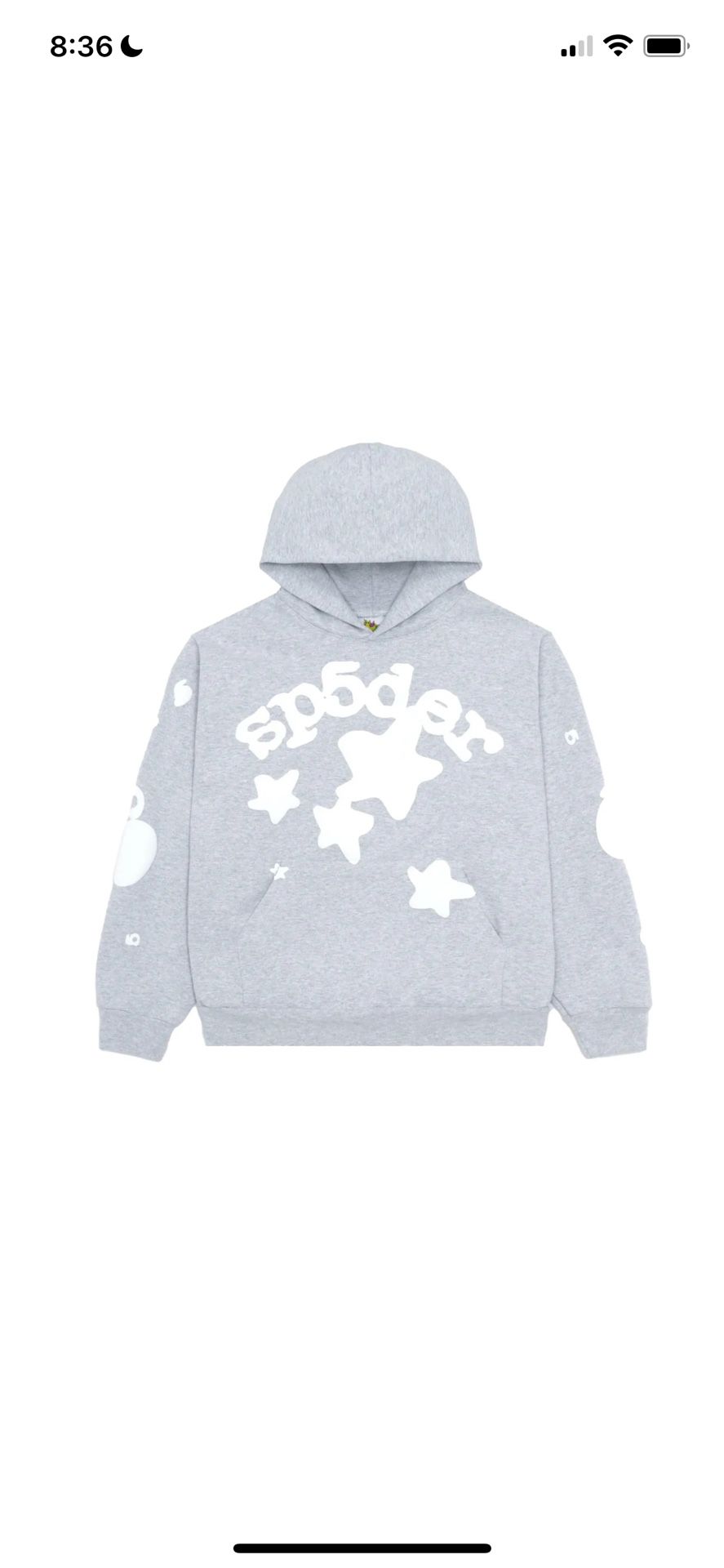 1:1 Gray Star Sp5der Hoodie Brand New (M)