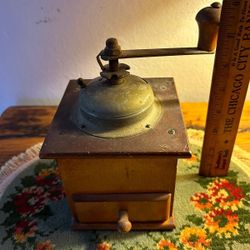 Molinillo Madera Antiguos 