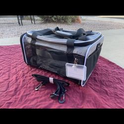 Petskd Top-Expandable Pet Carrier 18x13x9.5 Inches Southwest Allegiant Airline Approved