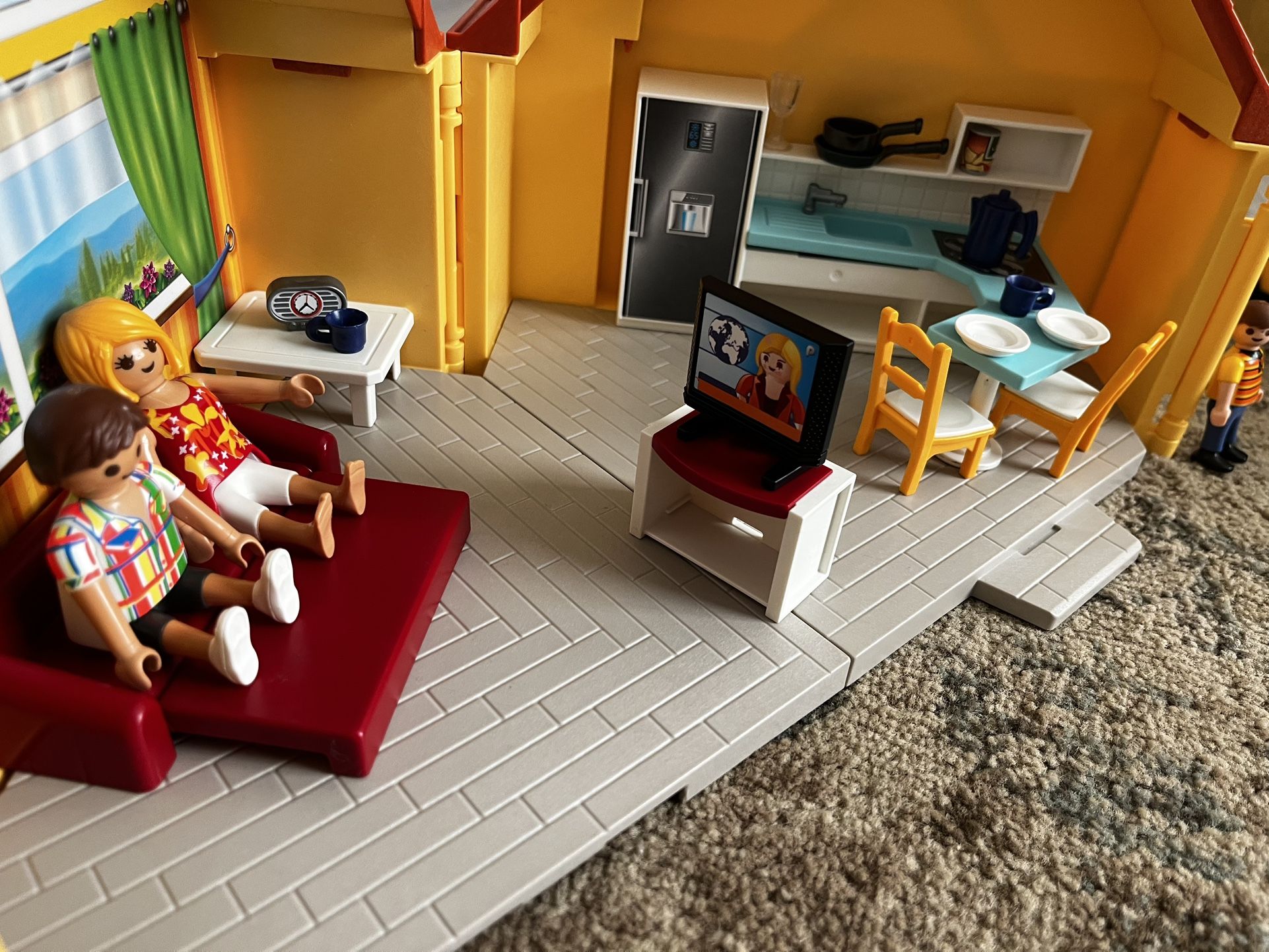 Playmobil “Take Along” House And School Bus