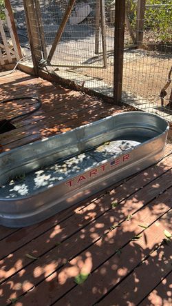 Tarter Galvanized Steel Stock Water Trough