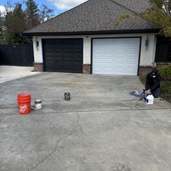 Garage Doors Painted 