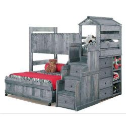 Fort Rustic Twin Over Full Loft Bed