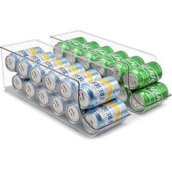 Sorbus stackable can Dispenser (12 cans) 2 Pack. 