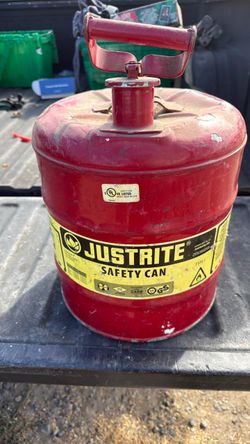 Justrite Type I Red Safety Can