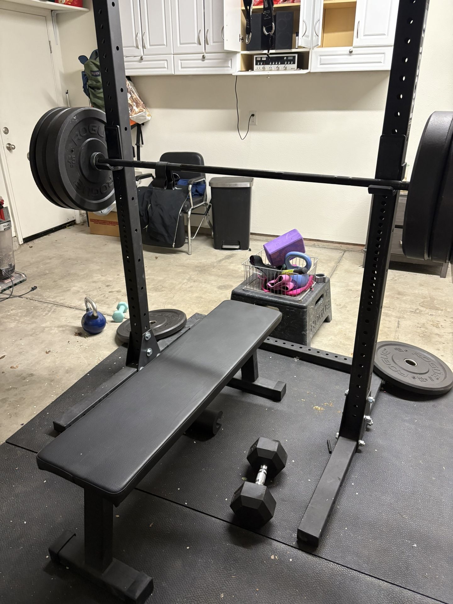 Rouge Squat Rack and Bench