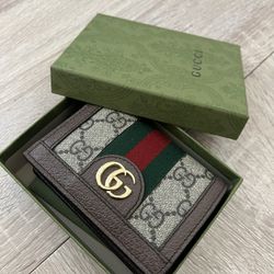 Ophidia GG Card Case Wallet