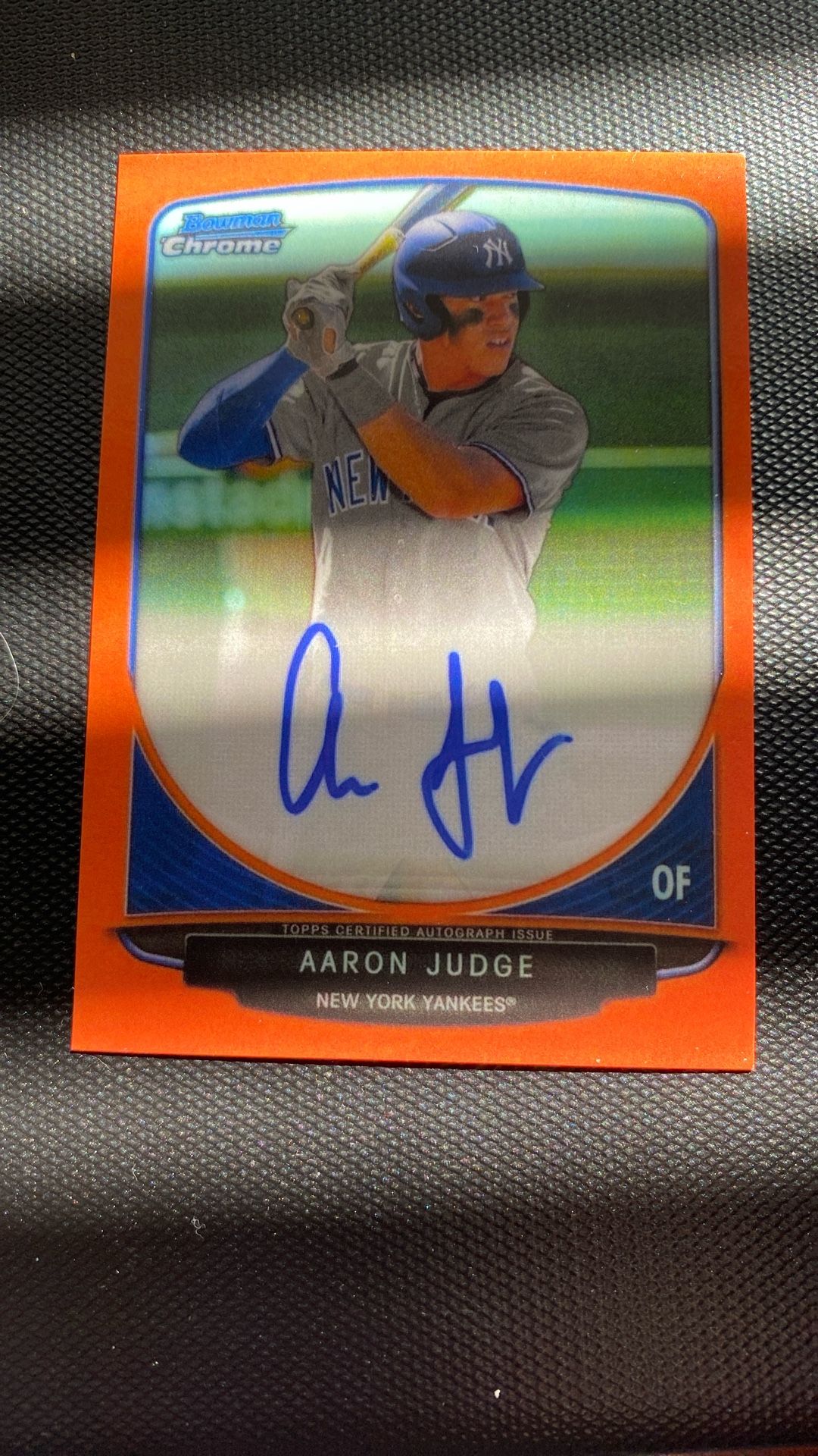 READ 2013 Bowman Chrome Aaron Judge /25 Refractor Rookie