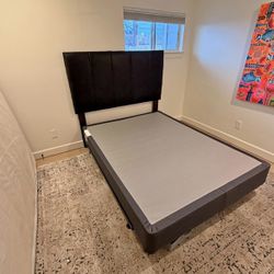 Queen Bed Frame Box Spring And Rails