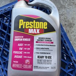 Prestone Max, New, Pink Fluid