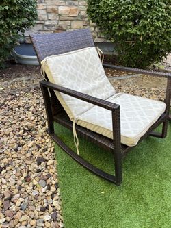 Rocking Wicker Patio Chairs 