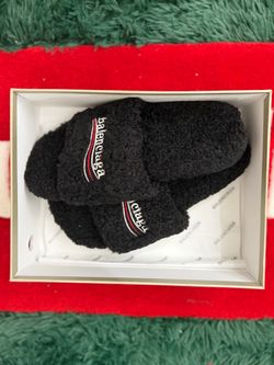 Balenciaga black slides