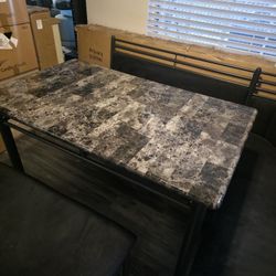 Dining Table With Corner Booth And Pull Out Bench