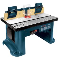 Router Table With Router and Bit Set