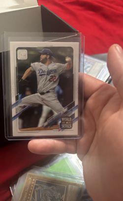 Dodgers world series 2020 card Kershaw