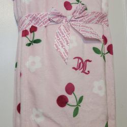 Juicy Couture Cherry Throw Blanket 