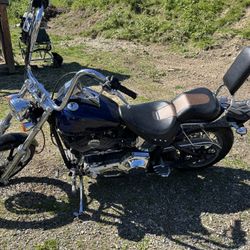 2004 Harley FXSTS With Wide Glide Front End 