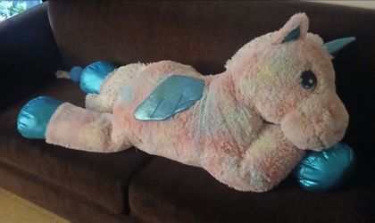 Large stuffed unicorn