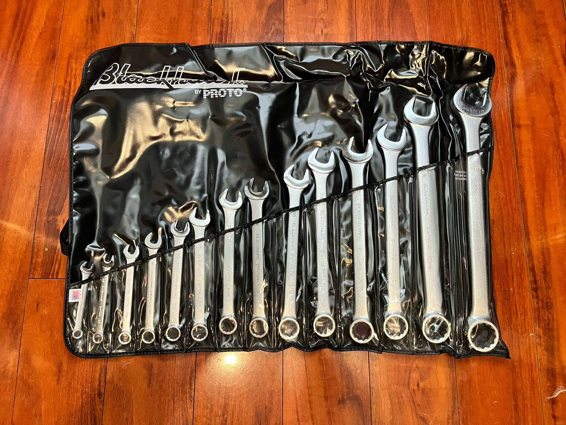15 Pc Combination Wrench Set - Blackhawk By Proto