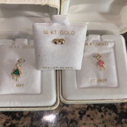 Birth Month Charms And Spacer Beads