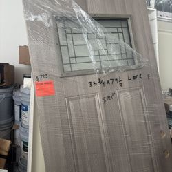 36x80 Exterior Door Slab No Frame 