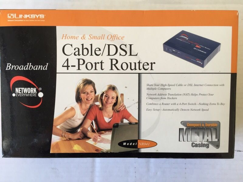 Cable DSL 4 Port Router