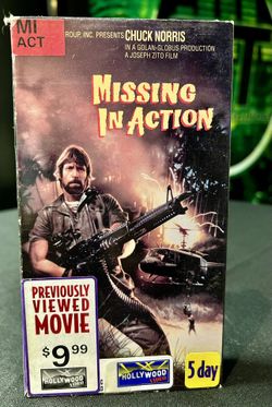 Missing In Action - Chuck Norris VHS