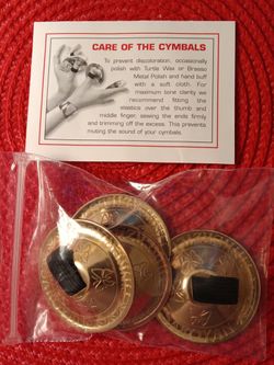2 sets of Saroyan TinkerZills (finger cymbals)