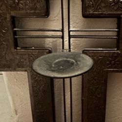 Cross/ Candle Holder 