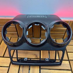Ferrari F430 Real Carbon fiber Center Dash Vent Panel + F430 badge