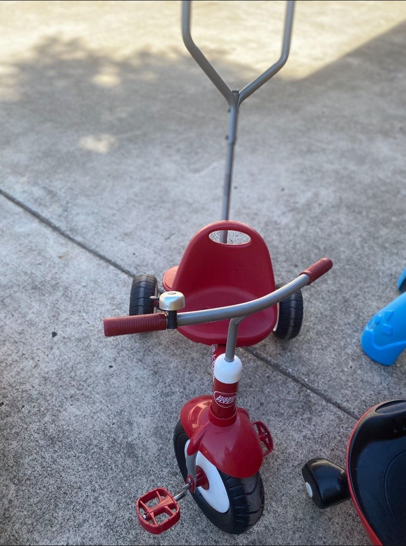 Tricycle With Adult steering And Child steering And bell