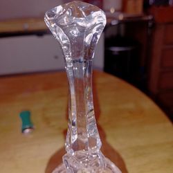 Vintage Atlantis evora cut hock wine lead crystal bell