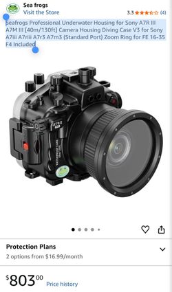 camera water housing for A7iii A7riii