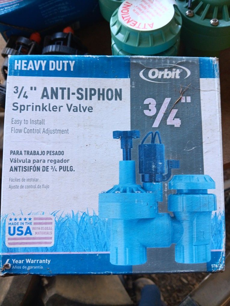 3/4" ANTI SIPHON SPRINKLER VALVE