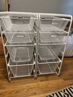 2 Mesh storage drawers