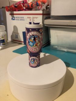 Bluey Mini Tumbler Keychain